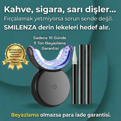 SMILENZA 16 LED’li Evde Diş Beyazlatma Kiti